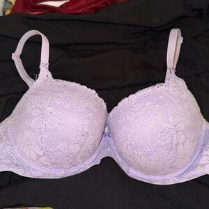 Purple balconette bra 36C gently used Pink VS